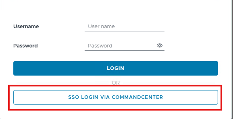 Commvault Data Protection im Menüband des VMware Cloud Director