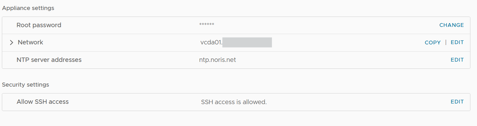 Bestätigte Netzwerkeinstellungen nach Neustart
