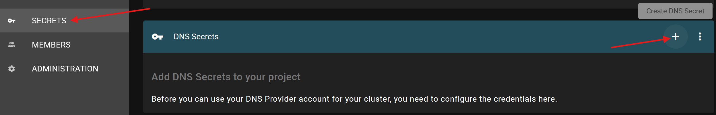 DNS-Provider-Secrets
