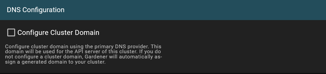 DNS-Konfiguration
