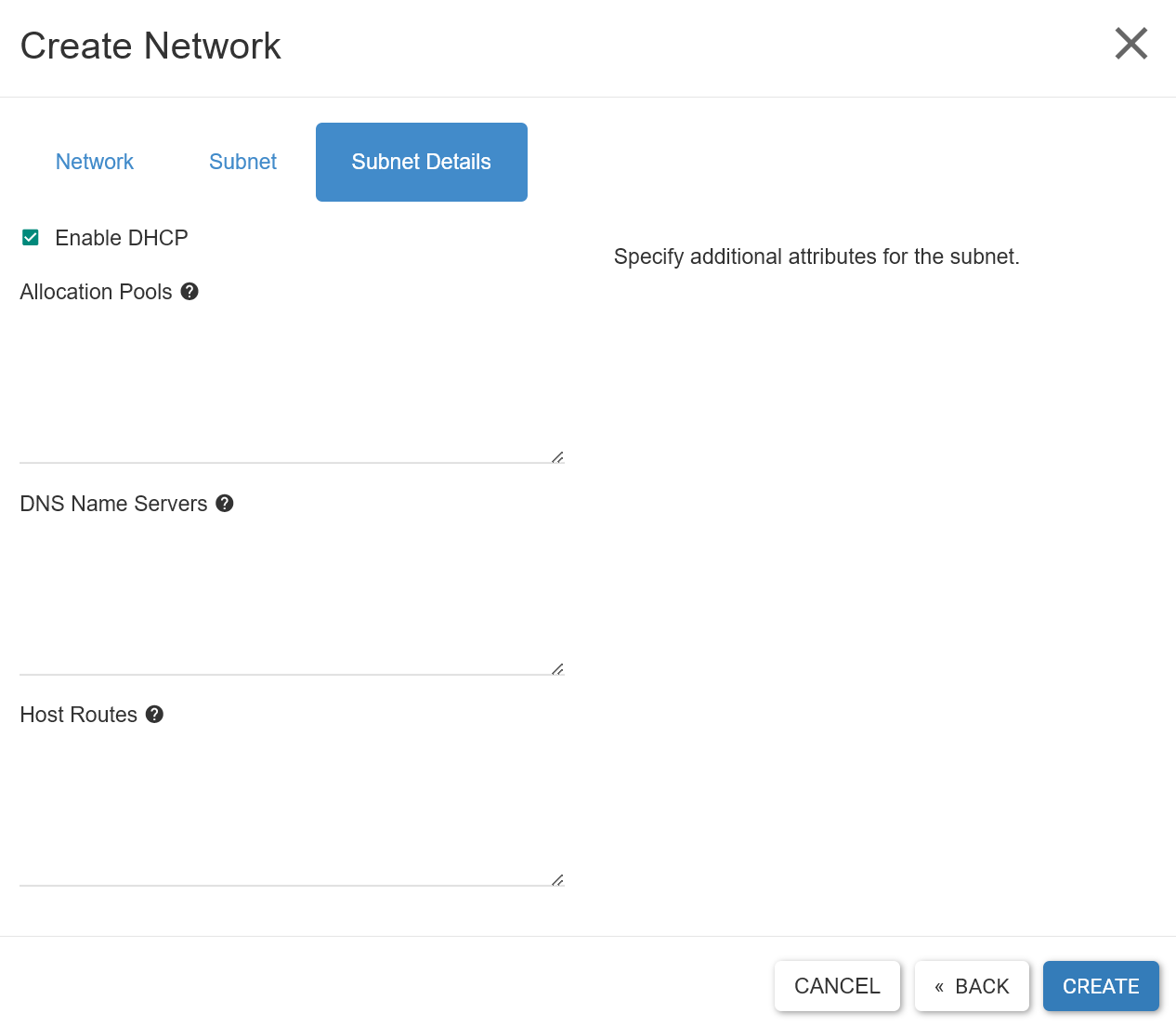 Subnetz erstellen